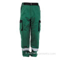 100% coton vert 270gsm avec un pantalon noir